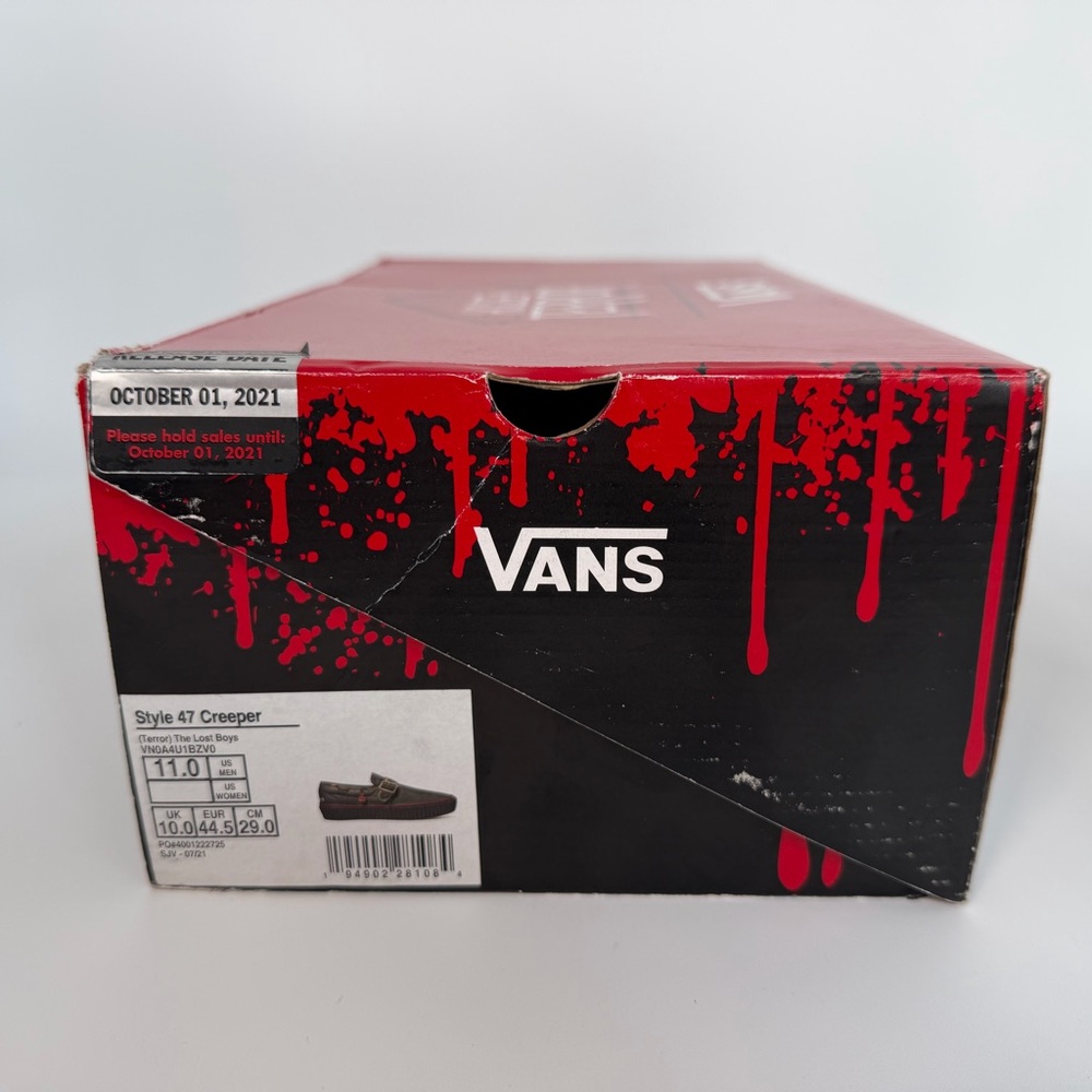 NWT Vans Terror The Lost Boys Style 47 Creeper Slip On Shoes Men’s Size 11 - Picture 11 of 16